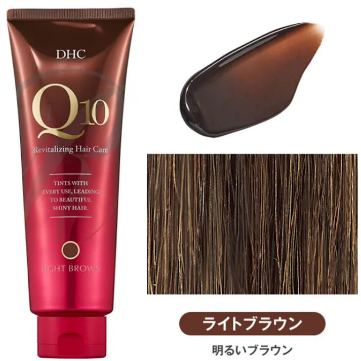 DHC Q10プレミアム カラートリートメント SS ライトブラウン 明るいブラウン 150g ×1点【送料込み】 #4511413309629