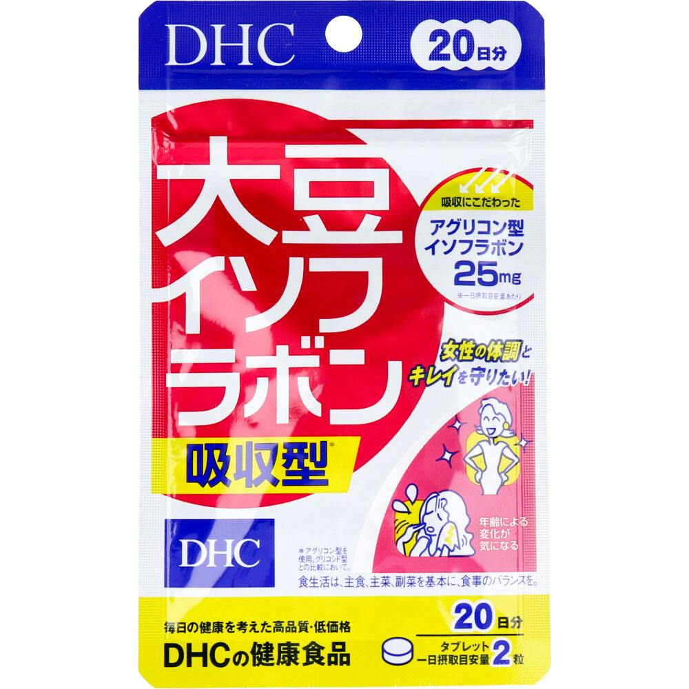 DHC 大豆イソフラボン吸収型 20日分 40粒入 ×1点【送料込み】 ＃4511413406120