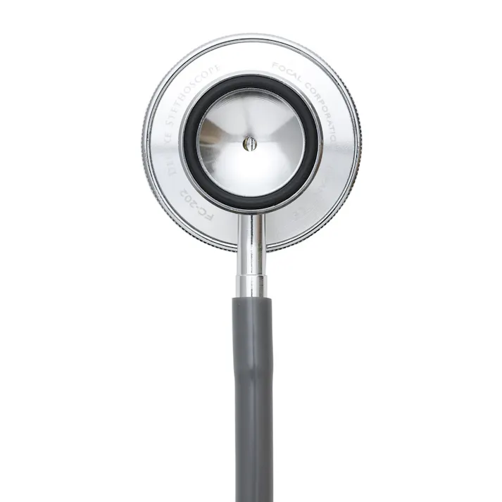 FOCAL(フォーカル) ダブルヘッド聴診器 FC-202 グレー ×1点【送料込み】 #4516638001655