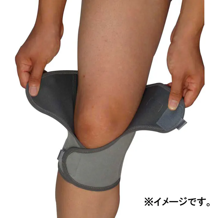 ニーレスキューオープン ひざ用サポーター ブラック Mサイズ ×1点【送料込み】 #4519995426611