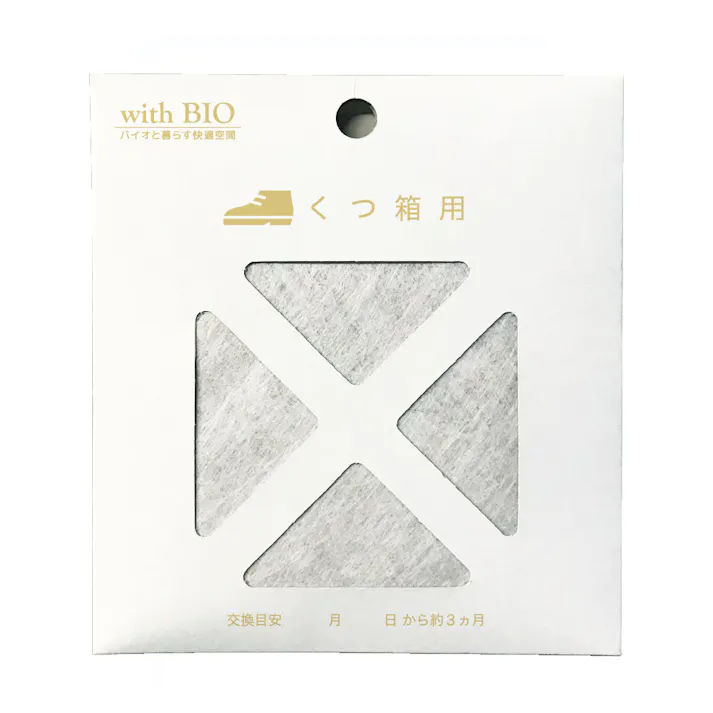 withBIO くつ箱の消臭 貼るタイプ 1個入 ×1点【送料込み】 #4540094413912