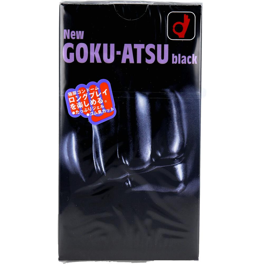NEW GOKU-ATSU Black 極厚コンドーム 12個入 ×1点【送料込み】 ＃4547691228628