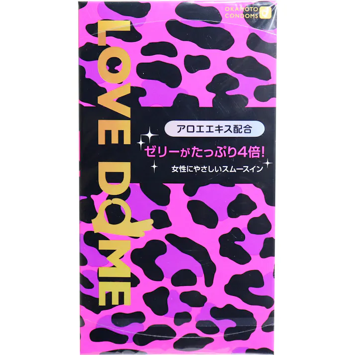 オカモト LOVE DOME(ラブドーム) パンサーコンドーム 12個入 ×1点【送料込み】 #4547691710345