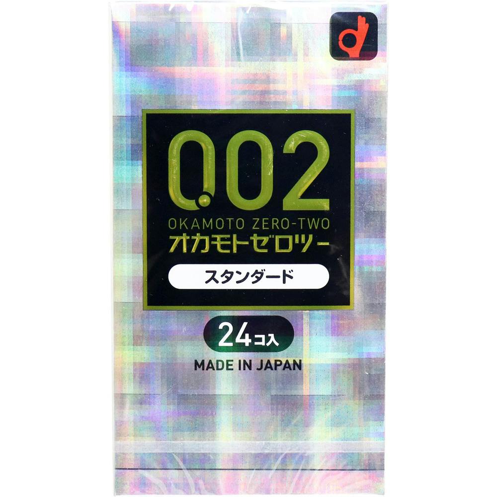 オカモトゼロツー スタンダード 0.02コンドーム 24個入 ×1点【送料込み】 ＃4547691750747
