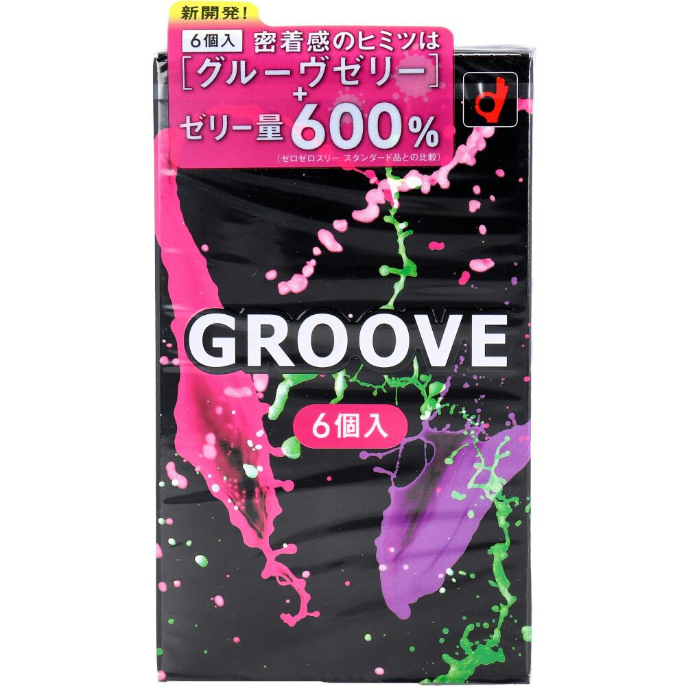 オカモト GROOVE コンドーム 6個入 ×1点【送料込み】 ＃4547691806475