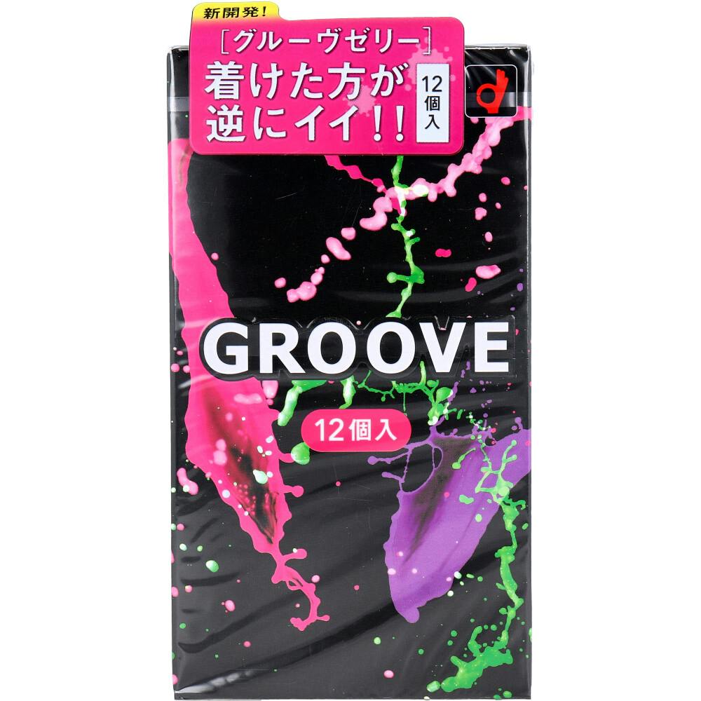 オカモト GROOVE コンドーム 12個入 ×1点【送料込み】 ＃4547691806482