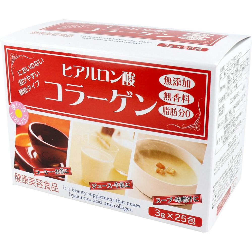 ヒアルロン酸コラーゲン 3g×25袋 ×1点【送料込み】 ＃4560256050564
