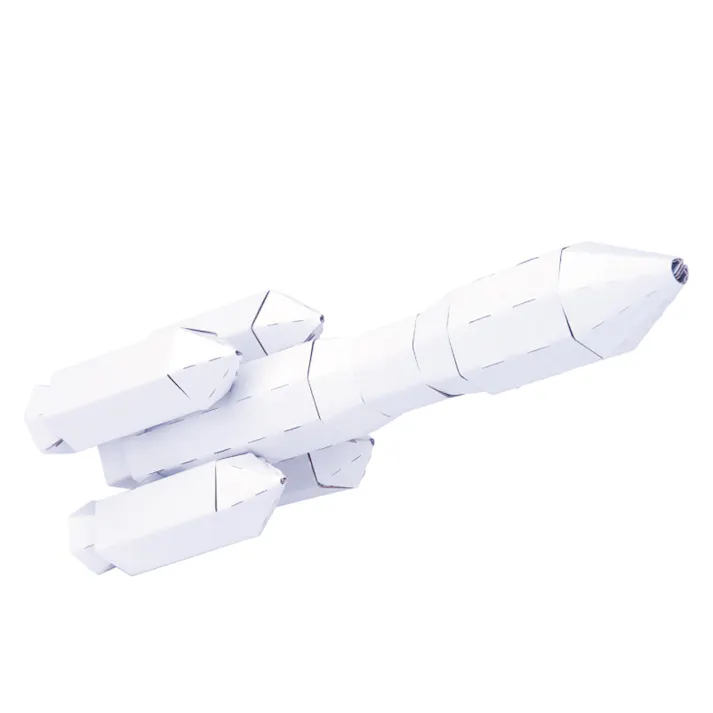 hacomo のりものシリーズ ロケット ダンボール工作キット ×1点【送料込み】 #4562201012528