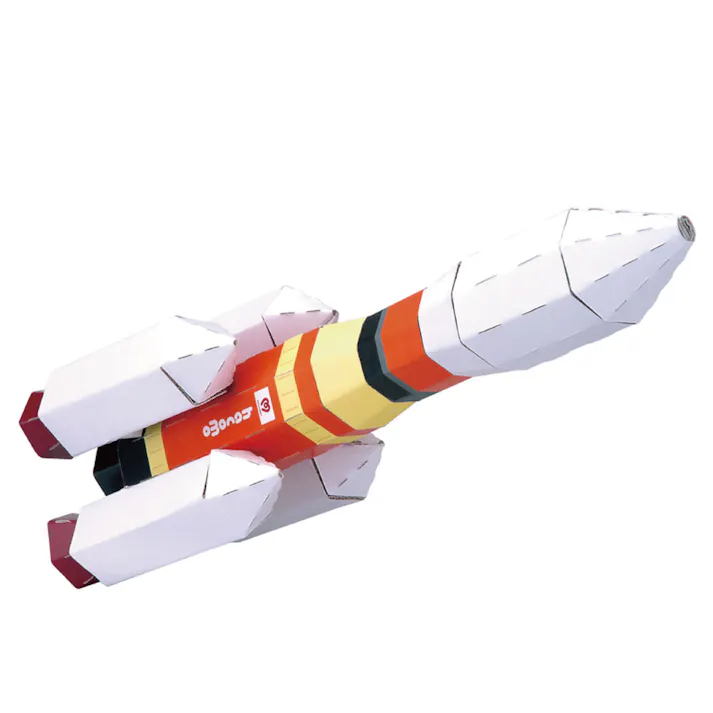 hacomo のりものシリーズ ロケット ダンボール工作キット ×1点【送料込み】 #4562201012528