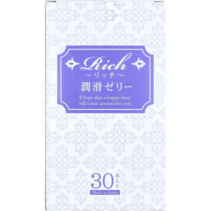 リッチ 潤滑ゼリー 2g×30本入 ×1点【送料込み】 #4580462740530