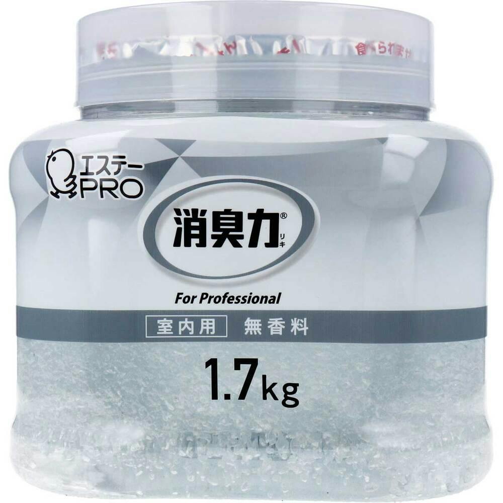 消臭力 業務用 クラッシュゲルタイプ 室内用 本体 無香料 1.7kg ×1点【送料込み】 ＃4901070130375