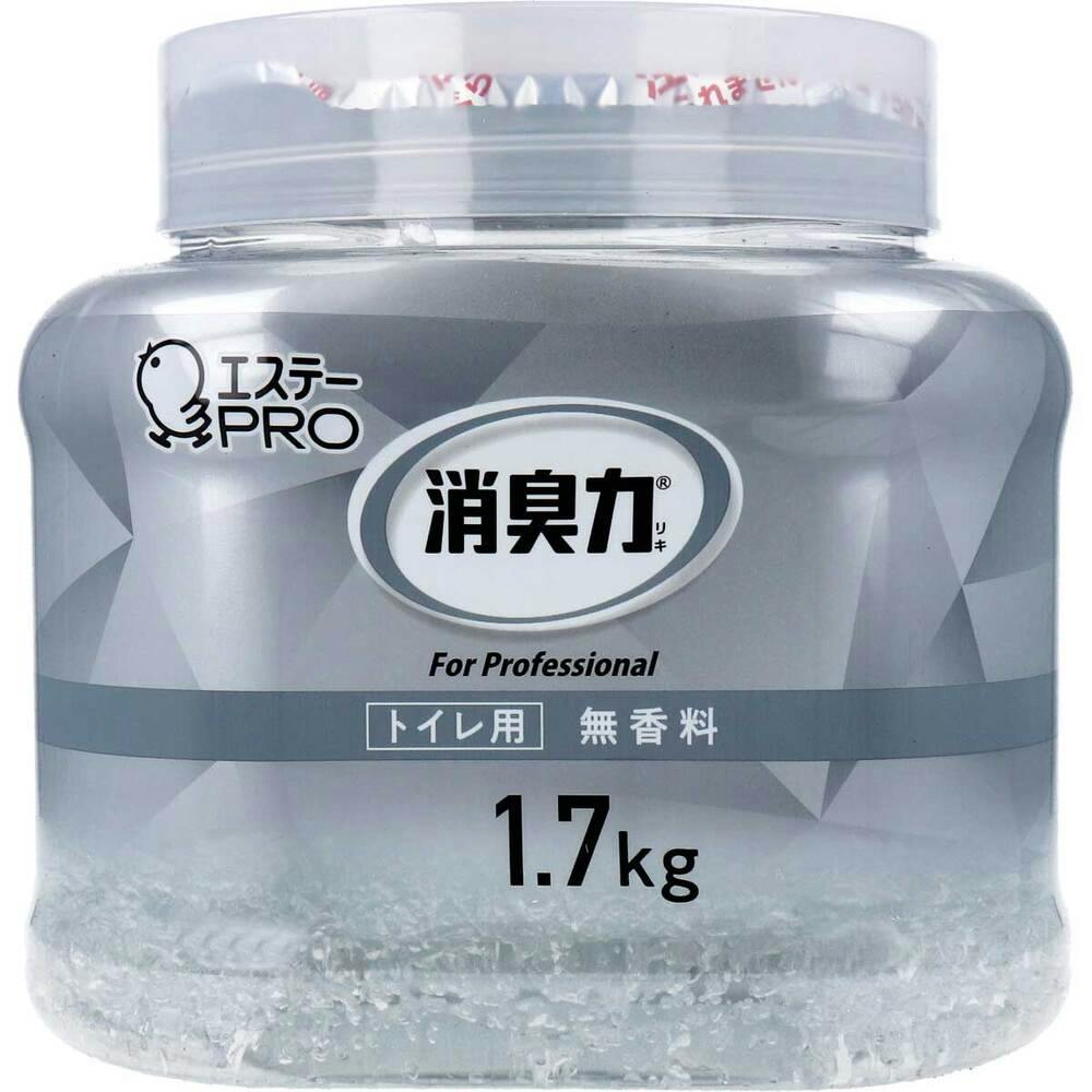 消臭力 業務用 クラッシュゲルタイプ トイレ用 本体 無香料 1.7kg ×1点【送料込み】 ＃4901070130405