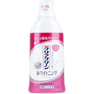 クリアクリーン ホワイトニング 薬用デンタルリンス アップルミント 600mL ×1点【送料込み】 #4901301203250