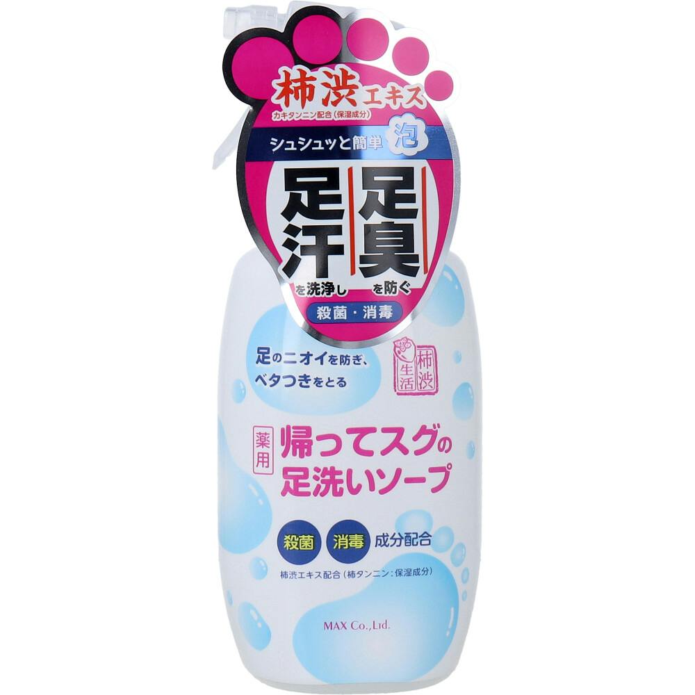 薬用柿渋 帰ってスグの足洗いソープ 250mL ×1点【送料込み】 ＃4902895040740