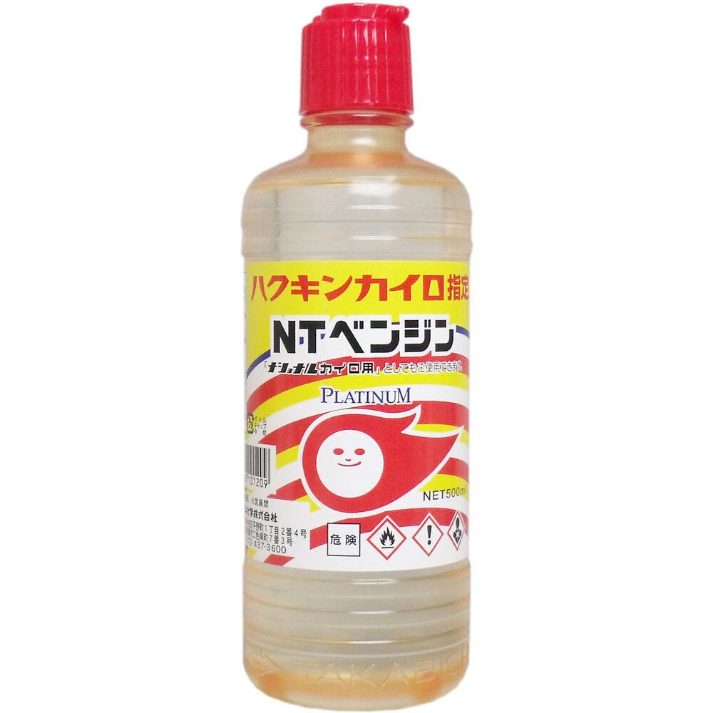 ハクキンカイロ指定 NTカイロ用ベンジン 500mL ×1点【送料込み】 ＃4904581101209