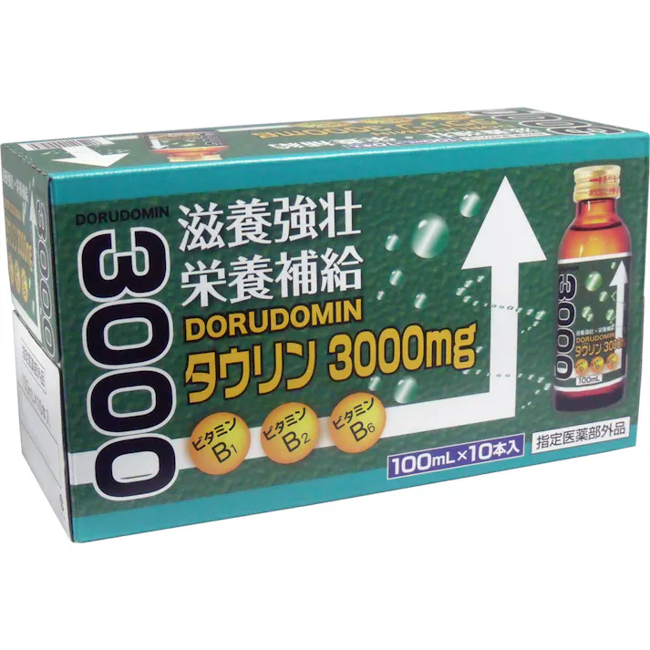 ドルドミン タウリン3000mg 100mL×10本セット ×1点【送料込み】 #4947941000484