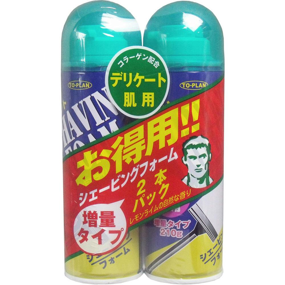トプラン シェービングフォーム デリケート肌用 2個パック ×1点【送料込み】 ＃4949176020855