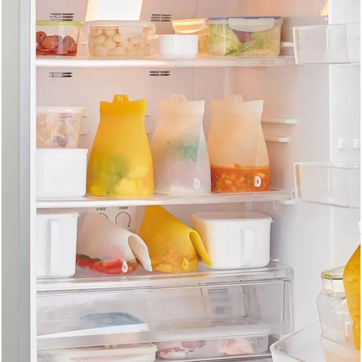 コジット 大きくひらくシリコンクックバッグ クリア ×1点【送料込み】 #4969133911088