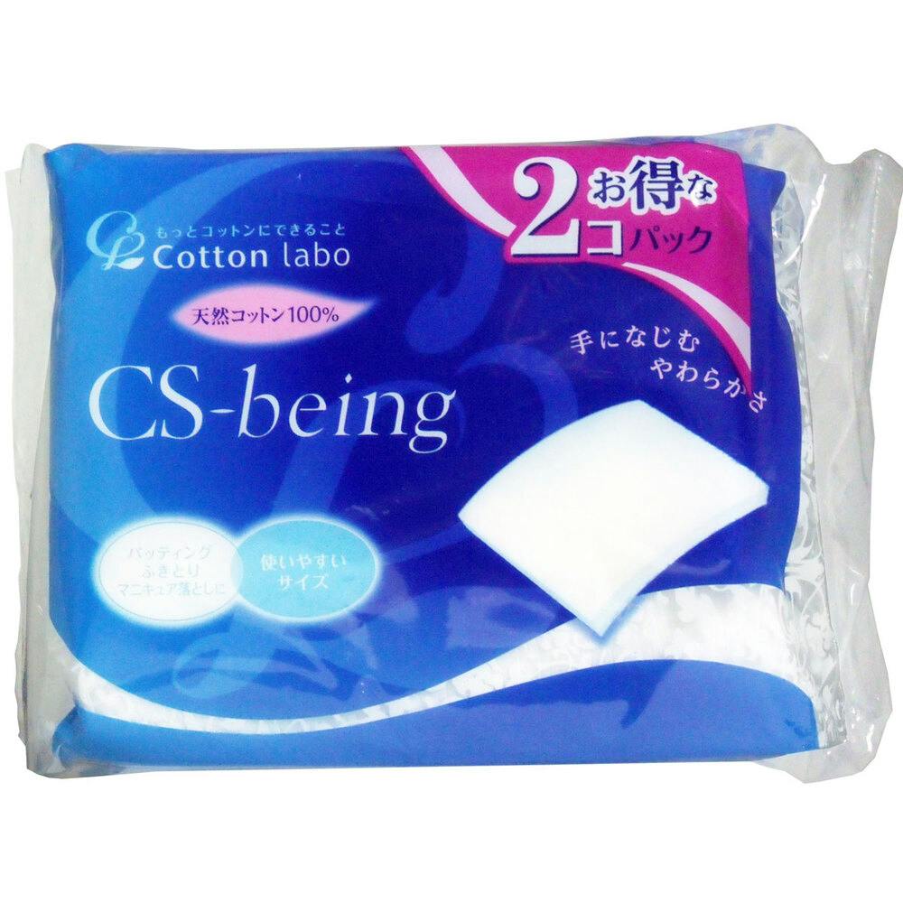 CSビーイング 天然コットン100％ 200枚入×2個パック ×1点【送料込み】 ＃4973202201048
