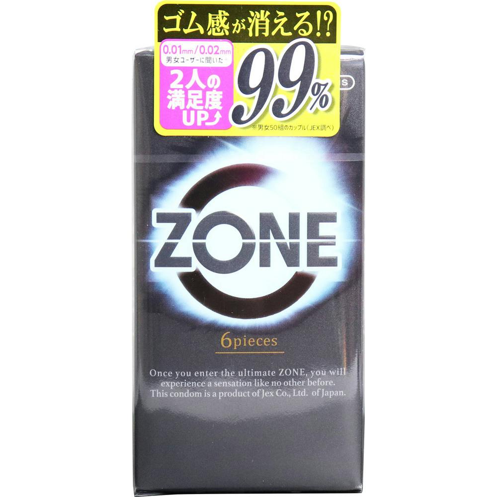 ZONE(ゾーン) コンドーム 6個入 ×1点【送料込み】 ＃4973210030715