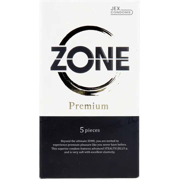 ZONE(ゾーン) コンドーム プレミアム ラテックス製 5個入 ×1点【送料込み】 #4973210030753