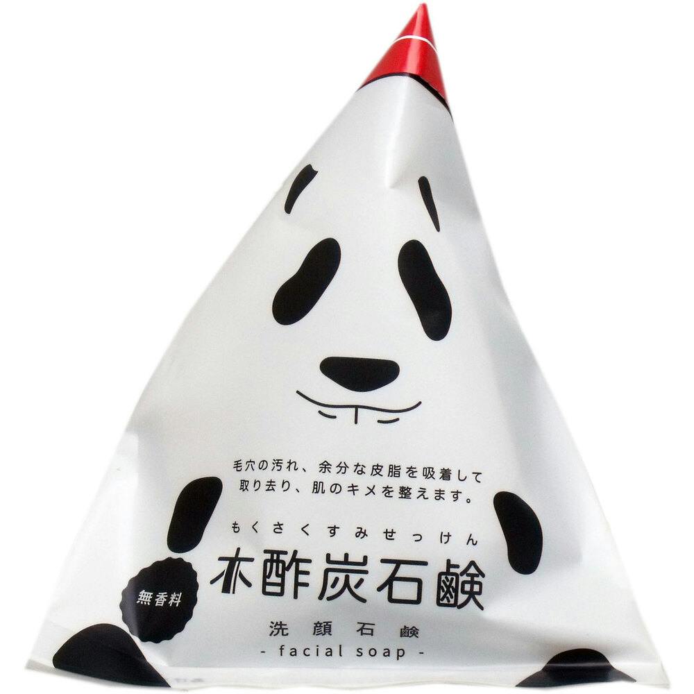 木酢炭石鹸 無香料 泡立てネット付 120g ×1点【送料込み】 ＃4976551103988