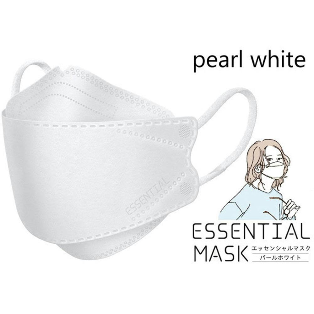 さらふわ ESSENTIAL MASK 不織布マスク パールホワイト FD30-WH 紙製