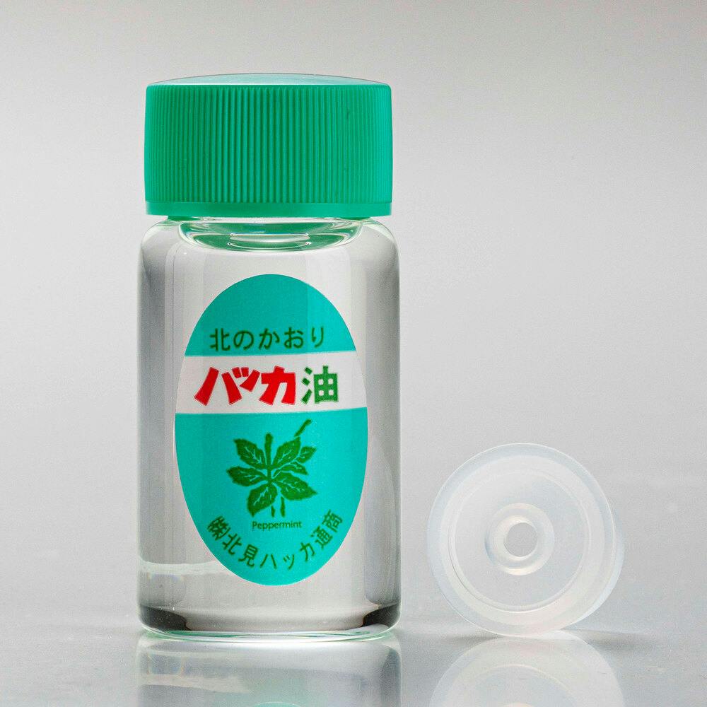 ☆天然ハッカ油☆ 天然 北見ハッカ油 ビン 20mL ×1点【送料込み】 ＃4985146000021
