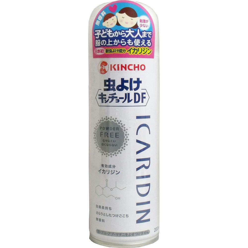 金鳥 虫よけキンチョールDF パウダーフリー 無香料 200mL ×1点【送料込み】 ＃4987115540958