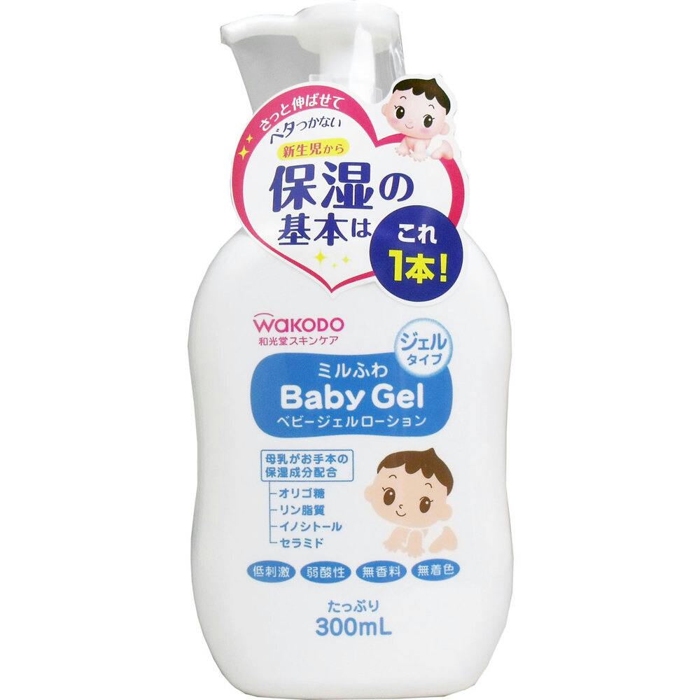 ミルふわ ベビージェルローション ジェルタイプ ポンプ 300mL ×1点【送料込み】 ＃4987244177988