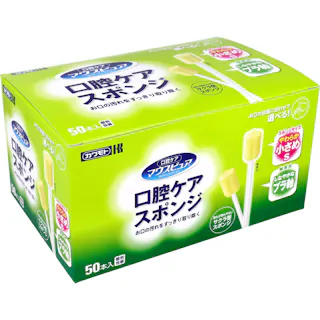 マウスピュア 口腔ケアスポンジ プラ軸 Sサイズ 50本入 ×1点【送料込み】 #4987601512698