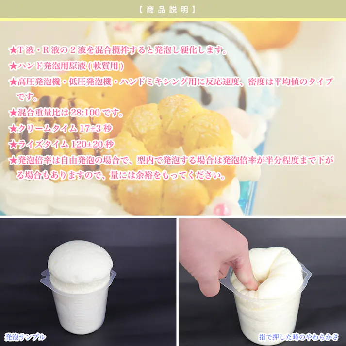 PROST ふわふわスポンジ!軟質発泡ウレタン原液 1kgセット