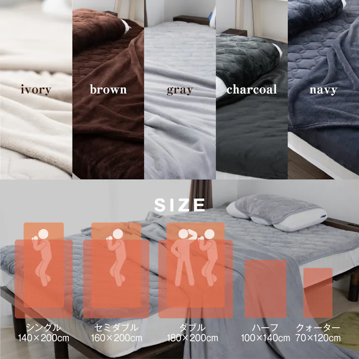 tobest 極温 毛布 ブランケット 冬【静電気防止W加工】セミダブル なめらかな肌触り 高密度フランネル ふわふわ 軽くて暖かい プレミアム マイクロファイバー 洗える 160×200cm SD グレー