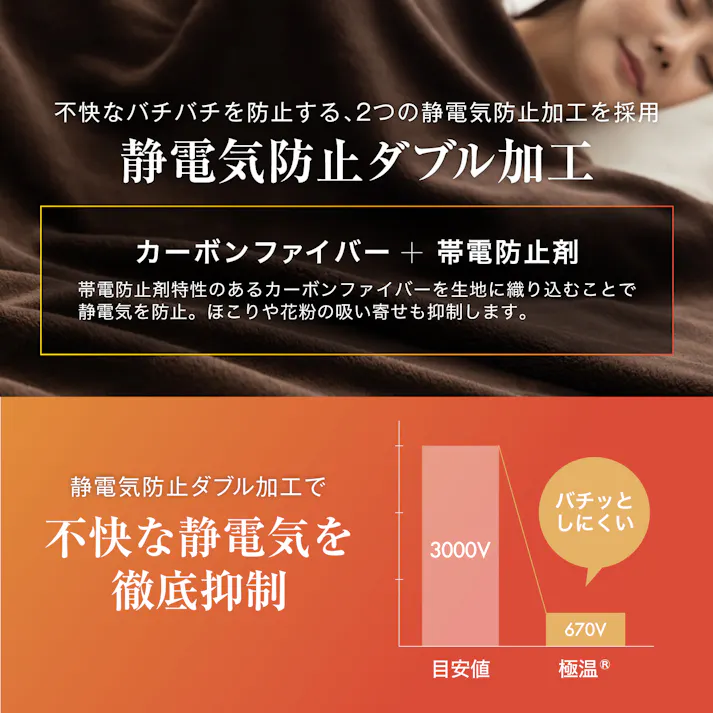 tobest 極温 毛布 ブランケット 冬【静電気防止W加工】ダブル なめらかな肌触り 高密度フランネル ふわふわ 軽くて暖かい プレミアム マイクロファイバー 洗える 180×200cm D ブラウン