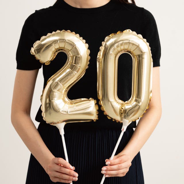 ヘッズ フラワーピック W150×D60×H260(全長800)mm ゴールド 10セット