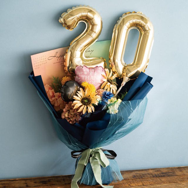 ヘッズ フラワーピック W150×D60×H260(全長800)mm ゴールド 10セット