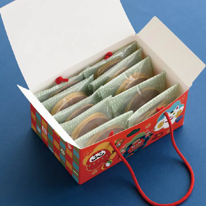 ヘッズ ギフトボックス W240×D160×H110mm 赤 10枚 迎春ギフトボックスバッグ型 HEADS GS-GBBM