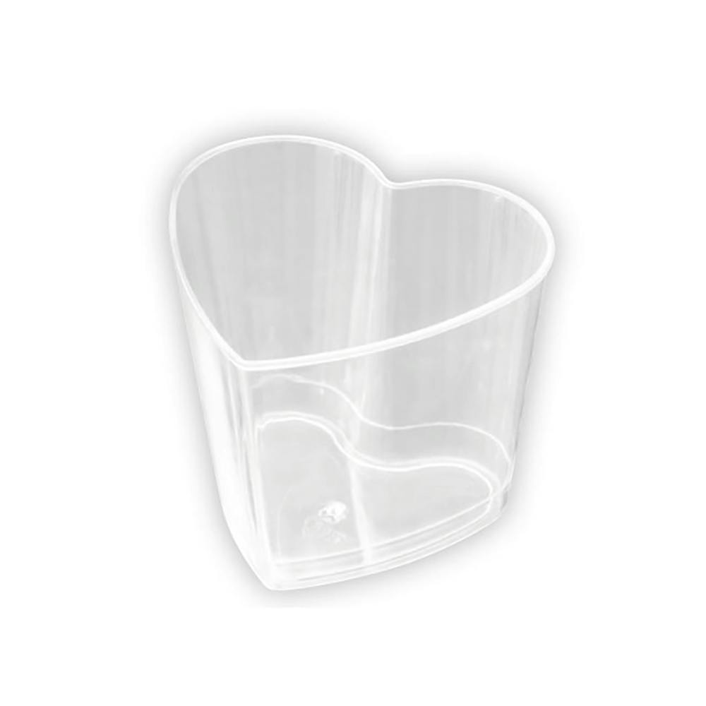ヘッズ トレイ・カゴ W73(58)×D69(51)×H60mm 透明 50個 食品対応 デザートカップ HEADS M-CUC15