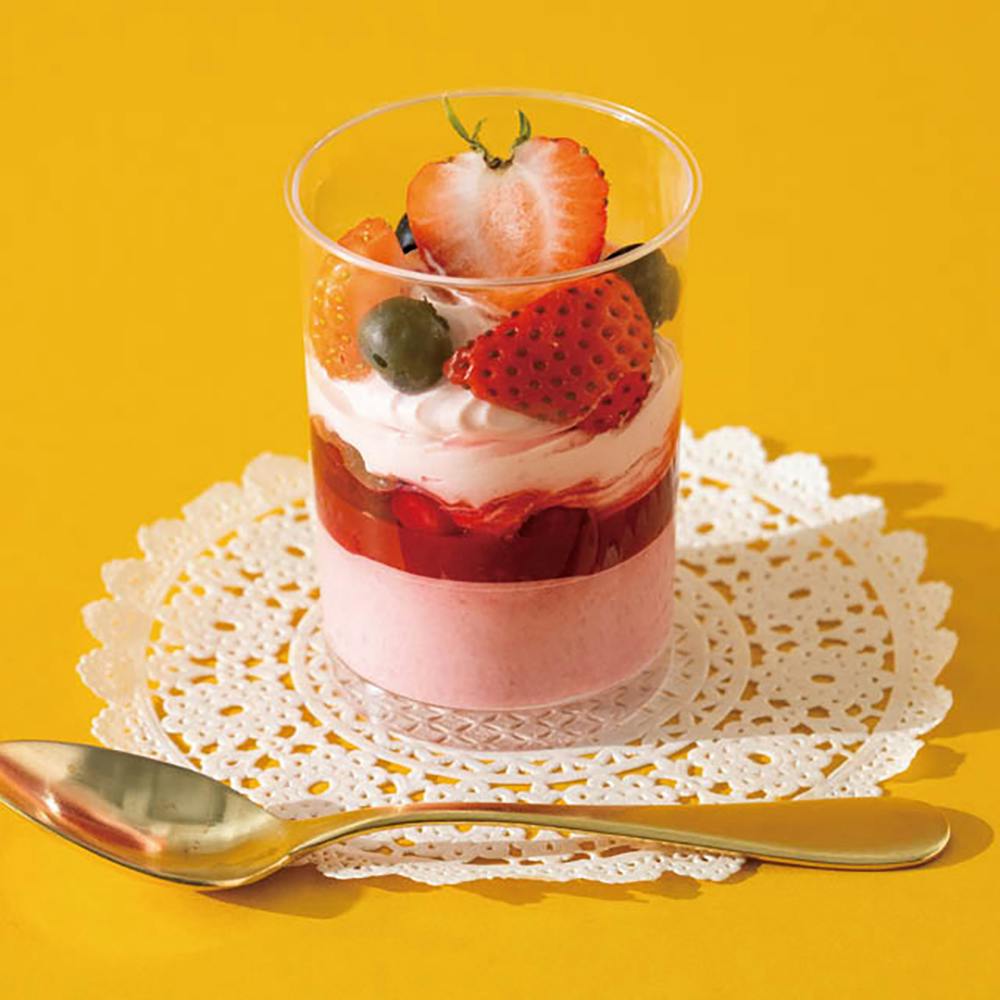 ヘッズ トレイ・カゴ 直径59×H80mm 透明 100個 食品対応 デザート