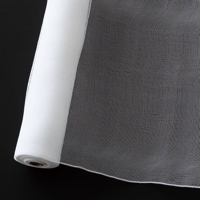 ヘッズ メッシュロール W530mm×15m巻 ホワイト 1m ファブリックロール HEADS MES-RO1