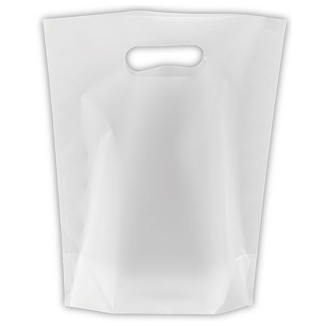 ヘッズ 手提げ袋 W200×D90×H245mm 半透明 100枚 無地マットガゼットバッグ HEADS MMT-5