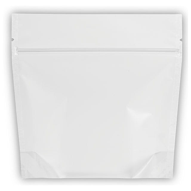 ヘッズ 日本製 ラッピング袋 食品対応 W130×D40×H130mm 半透明 100枚 無地マットジップスタンドバッグ 乾燥剤 脱酸素剤対応 HEADS MMT-ZOW4