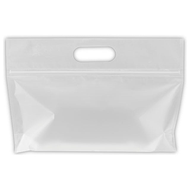 ヘッズ 手提げ袋 W290×D60×H190mm 半透明 50枚 無地マットジップ付バッグ-W1 HEADS MMT-ZW1