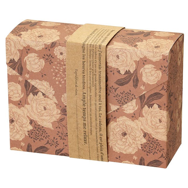 ヘッズ ギフトボックス W130×D50×H95mm 帯紙:W341×H32mm ピンク 10枚 ノスタルジアボックス レター 帯紙 HEADS NOS-GS3