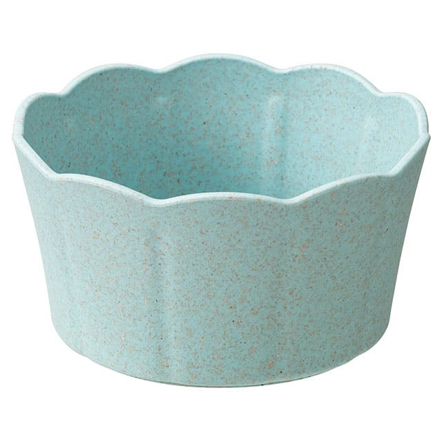 ヘッズ トレイ・カゴ 直径105(83)×H60mm ミントブルー 10個 ウッディクラウドフラワーアレンジポット-Sー HEADS WDC-POMS