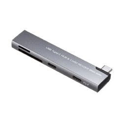 USB 5Gbps 2ポート スリム ハブ（カードリーダー付き） | パソコン