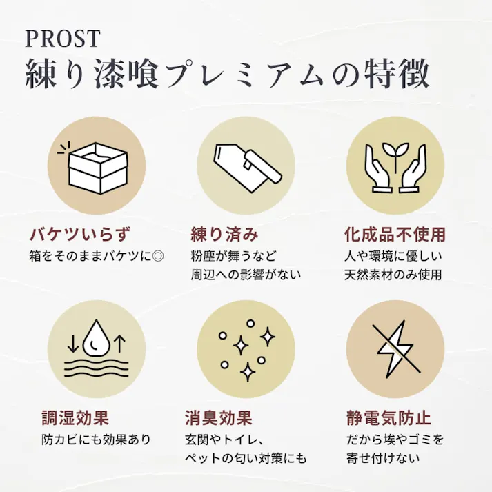 練り漆喰プレミアム ピュアホワイト 4kg