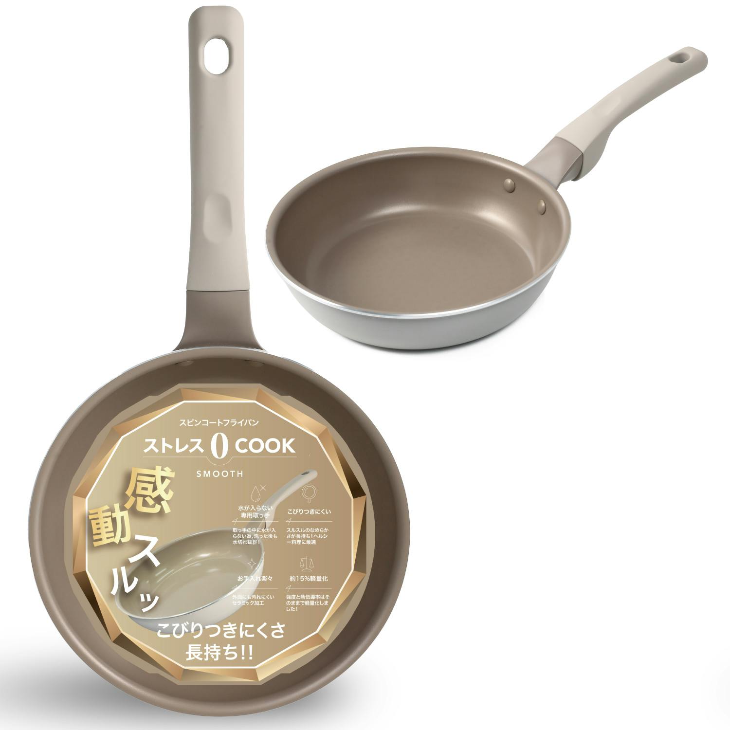 驚異的な焦げ付きにくさ】 フライパン 28cm 深型 保証付き こびりつき