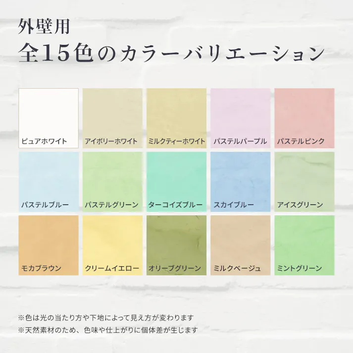 外壁用練り漆喰プレミアム ミントグリーン 20kg