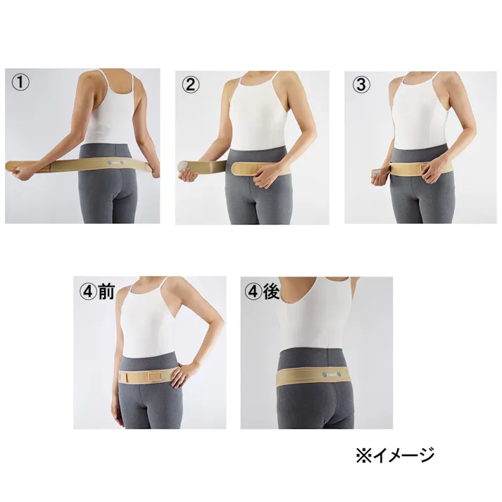 皮膚感覚 腰naossサポーター ブラック M-L ×1点【送料込み】 #4519995433015